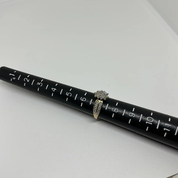 Diamonds real 10k real solid gold ring - Picture 12 of 12